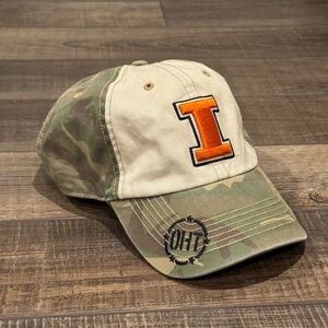 Illinois Fighting Illini 47 Brand Hat Baseball Cap Camo Operation Hat Trick
